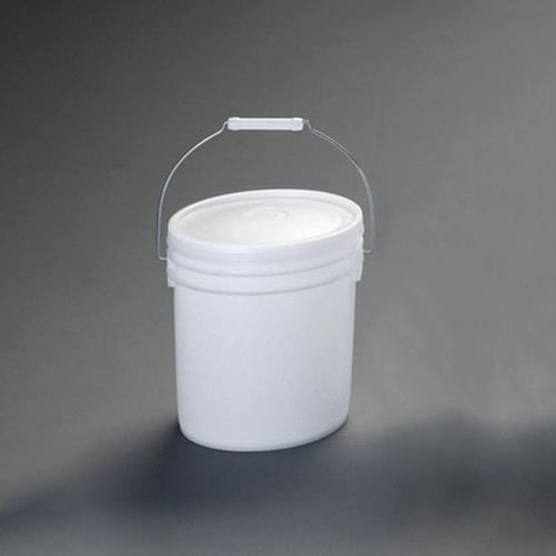 エスコ EA508AB-6 φ221x228mm/6.1L密閉容器(ポリエチレン製) 1個(ご注文単位1個)【直送品】