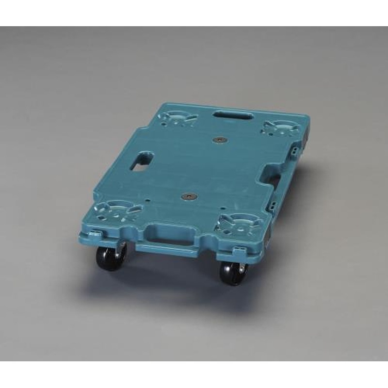 エスコ EA520AB-8G 680x390mm/120kgドーリー(連結型/PP製) 1個（ご注文単位1個）【直送品】