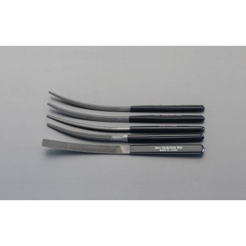 エスコ EA521PF-5 215mmやすり(舟型/5本組) 1個（ご注文単位1個）【直送品】