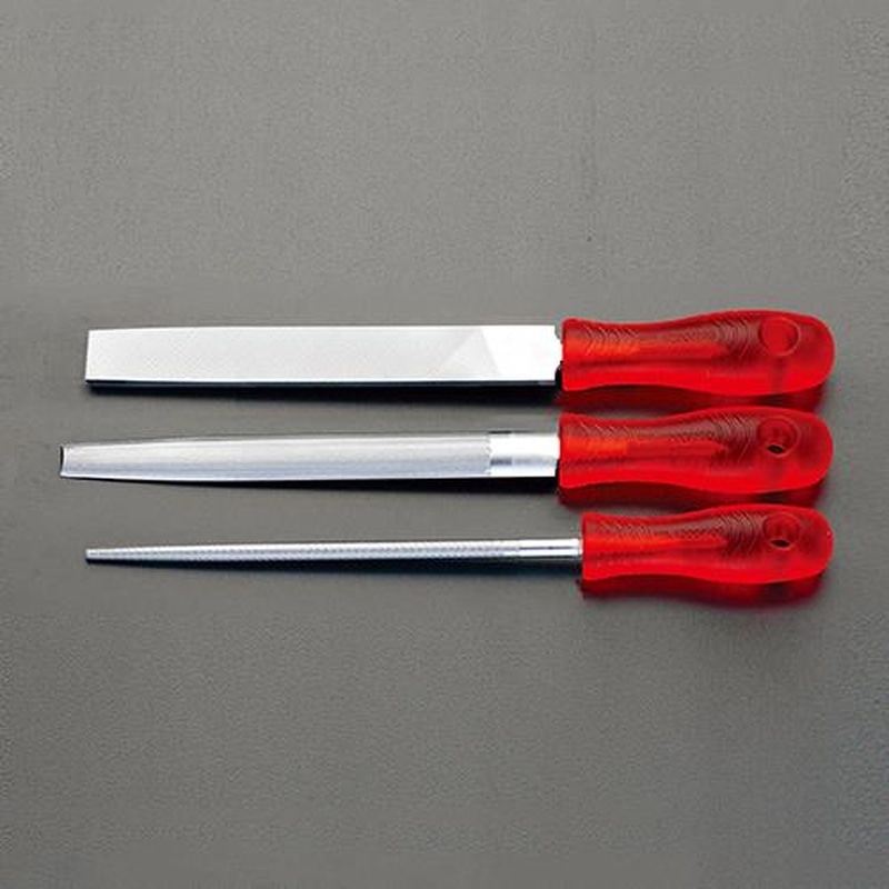 エスコ EA521PT-25 250mm鉄工やすり(コーティング3本組/中目) 1個（ご注文単位1個）【直送品】