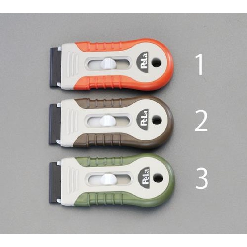 エスコ EA524KA-1 39mmスクレーパー(ポリカーボネート刃/オレンジ) 1個（ご注文単位1個）【直送品】