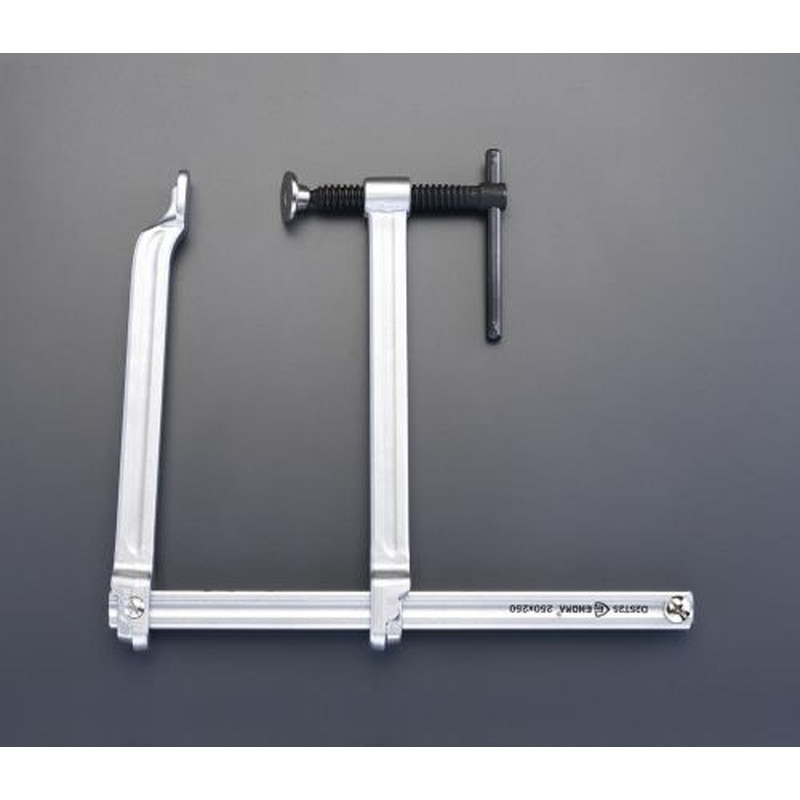 エスコ EA526TX-12 0-300mm/300mmF型クランプ(ロングリーチ) 1個（ご注文単位1個）【直送品】