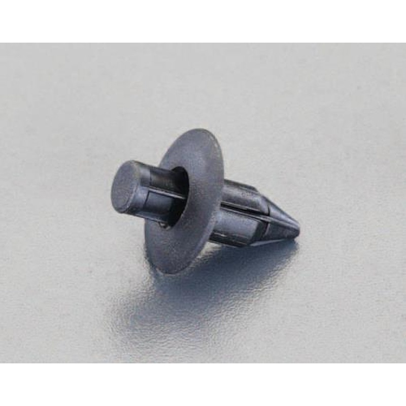 エスコ EA527CP-105 2.0-5.0mm/φ6.5mmプッシュリベットクリップ(10個) 1個（ご注文単位1個）【直送品】