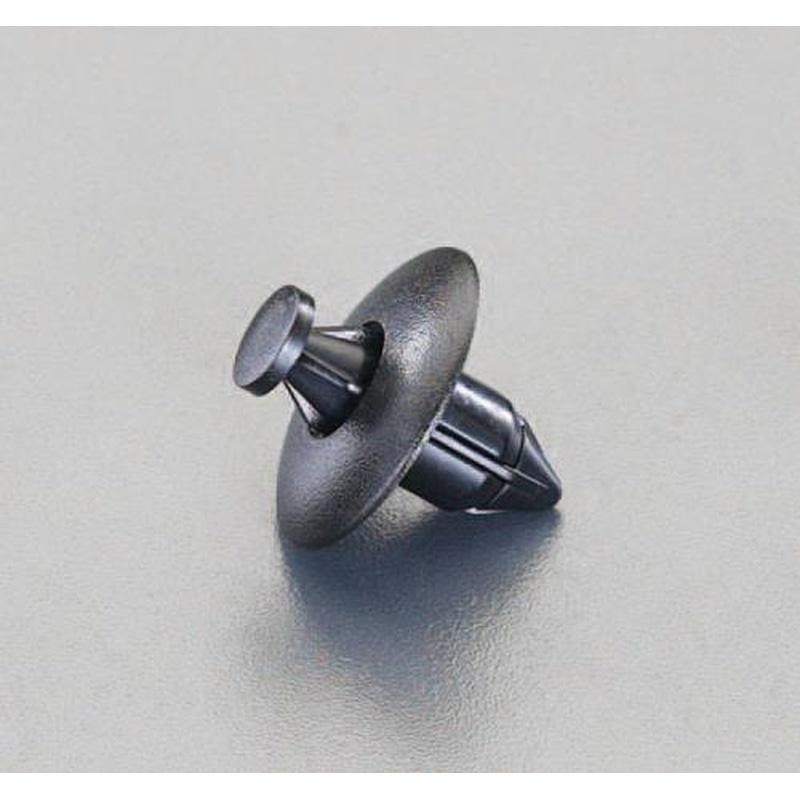 エスコ EA527CP-106 2.5mm/φ8.0mmプッシュリベットクリップ(10個) 1個（ご注文単位1個）【直送品】