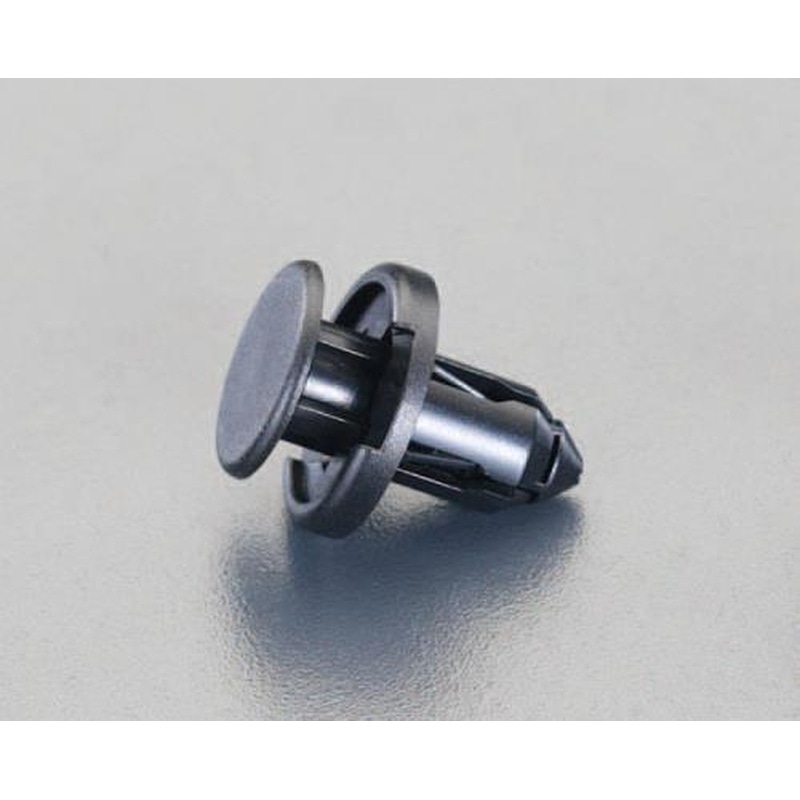 エスコ EA527CP-111 1.0-2.3mm/φ8.0mmプッシュリベットクリップ(10個) 1個（ご注文単位1個）【直送品】