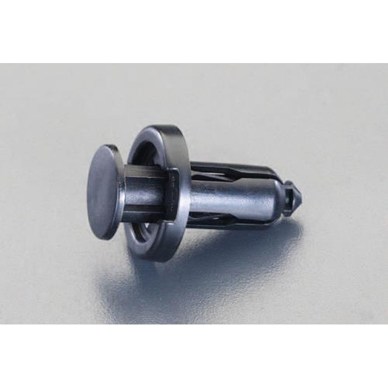 エスコ EA527CP-114 1.0-3.0mm/φ10mmプッシュリベットクリップ(10個) 1個（ご注文単位1個）【直送品】