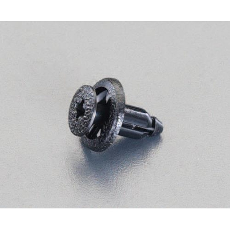 エスコ EA527CP-115 2.0-3.0mm/φ6.0mmプッシュリベットクリップ(10個) 1個（ご注文単位1個）【直送品】