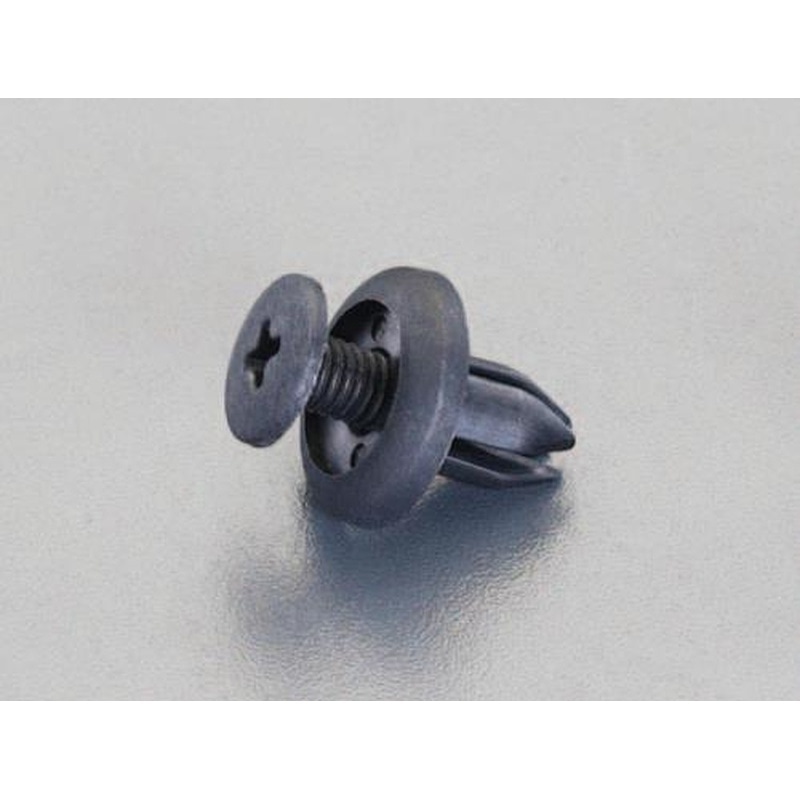 エスコ EA527CP-120 1.5-2.5mm/φ7.0mmプッシュリベットクリップ(10個) 1個（ご注文単位1個）【直送品】