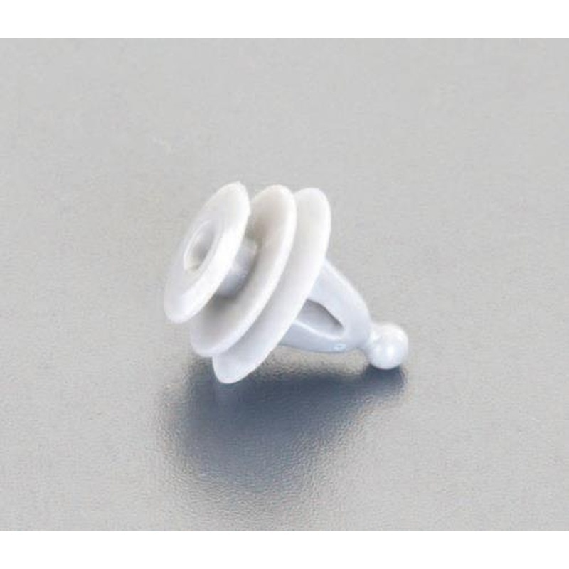 エスコ EA527CP-125 0.8-1.0mm/φ8.0mmプッシュリベットクリップ(10個) 1個（ご注文単位1個）【直送品】