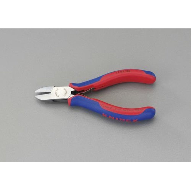 エスコ EA535KD-12 130mm精密用ニッパー(グリップ付) 1個（ご注文単位1個）【直送品】