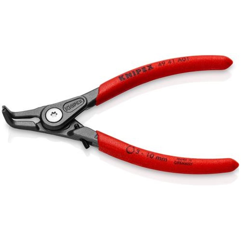 エスコ EA590BK-10 3-10mm軸用スナップリングプライヤー/90゜(ストッパー付) 1個（ご注文単位1個）【直送品】