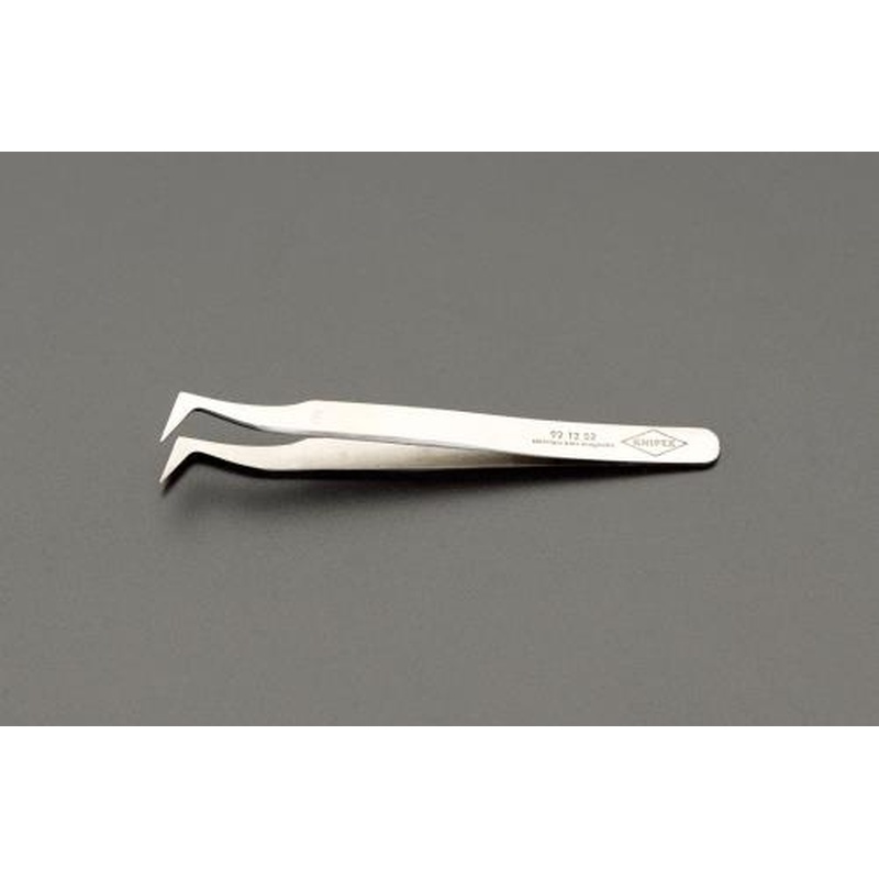 エスコ EA595ED-15 120mmアッセンブリーピンセット(ステンレス製) 1個（ご注文単位1個）【直送品】