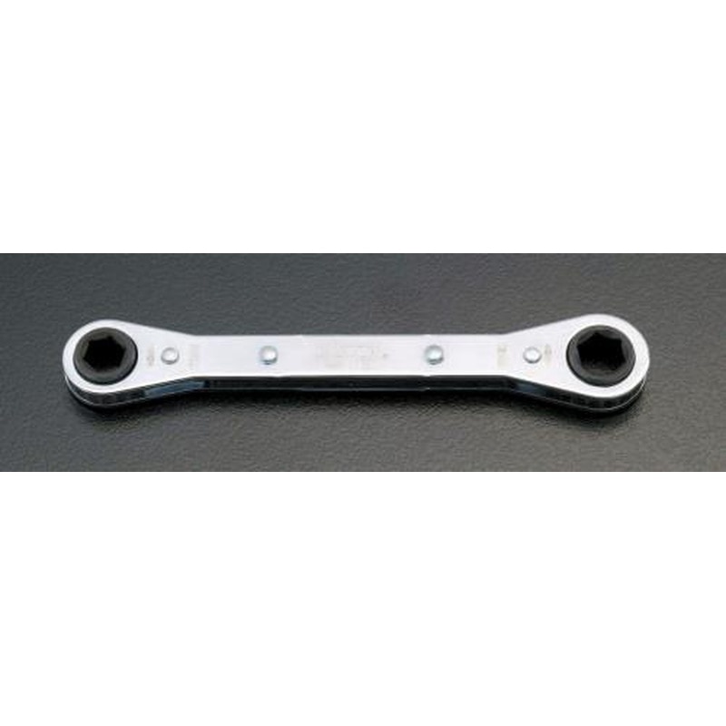 エスコ EA602K-1C 8x10mmラチェットめがねレンチ 1個（ご注文単位1個）【直送品】