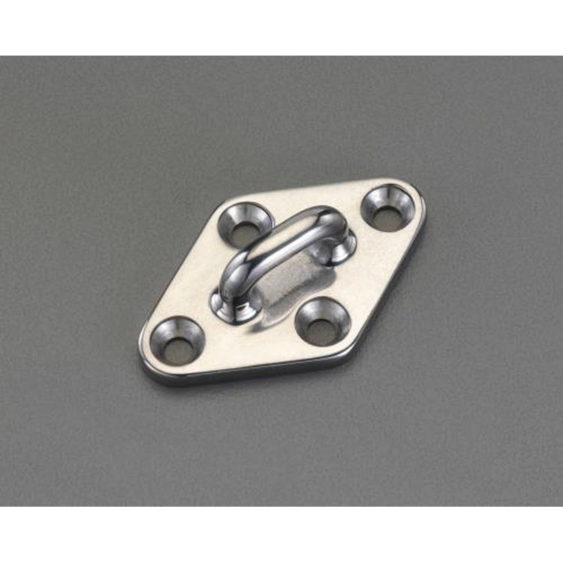 エスコ EA638GB-1 78.9mm/19.3mmパッドアイ(ステンレス製) 1個（ご注文単位1個）【直送品】