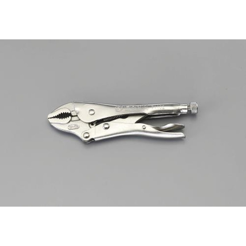 エスコ EA682LA-7 175mmロッキングプライヤー(カーブジョー) 1個(ご注文単位1個)【直送品】