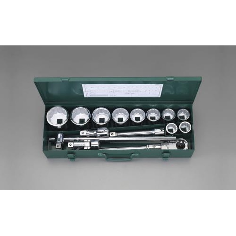 エスコ EA687EA 3/4”DRソケットレンチセット(ミリサイズ) 1個（ご注文単位1個）【直送品】