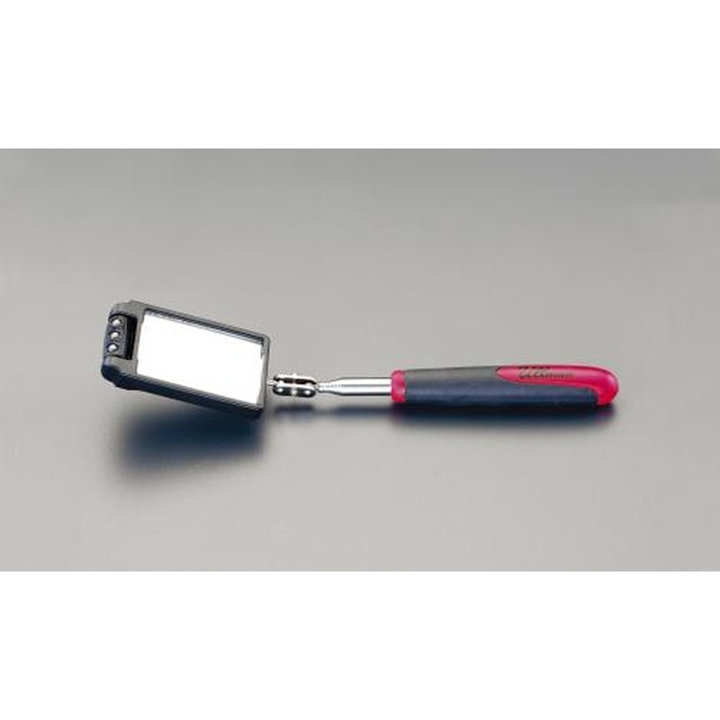 エスコ EA724CD-30 46x67mm/269-754mm点検ミラー(伸縮/LED付) 1個（ご注文単位1個）【直送品】