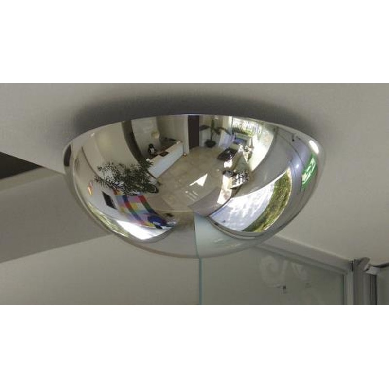 エスコ EA724ZK-1 φ495x225mmドーム型ミラー(アクリル製) 1個（ご注文単位1個）【直送品】