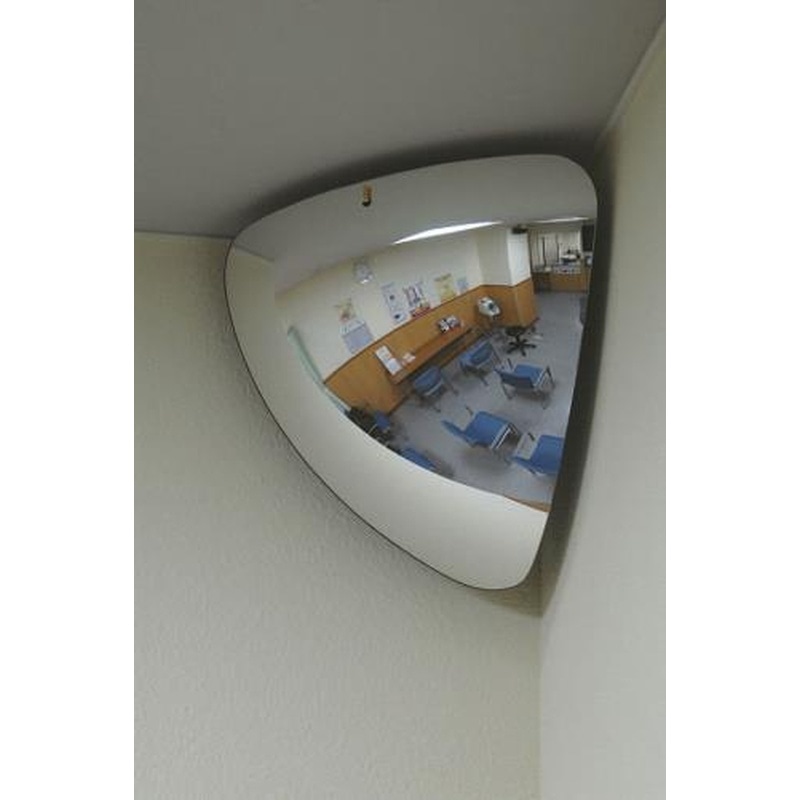 エスコ EA724ZK-10 328x279x246mm曲面ミラー(コーナー型・アクリル製) 1個（ご注文単位1個）【直送品】