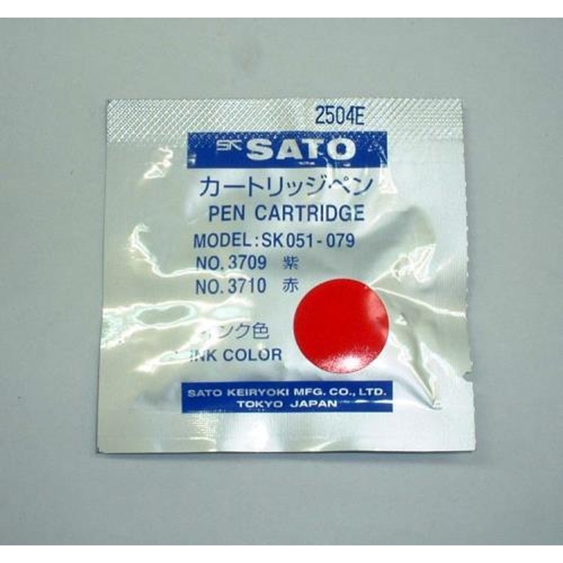 エスコ EA742S-12[赤]温湿度記録計用カートリッジペン 1個（ご注文単位1個）【直送品】