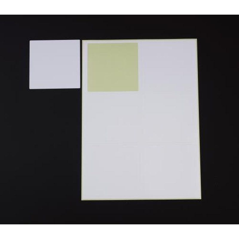 エスコ EA759XD-33 A4判/6面プリンターラベル(油面対応/10枚) 1個（ご注文単位1個）【直送品】