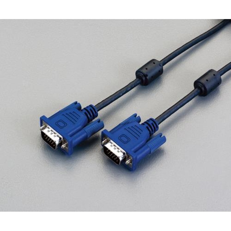 エスコ EA764AF-1 1.0m［D-Sub15ピン]ディスプレイケーブル 1個（ご注文単位1個）【直送品】