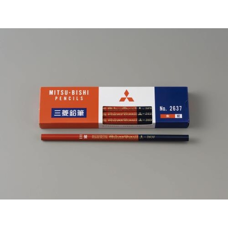 エスコ EA765MC-33[両端赤・青]鉛筆(12本) 1個（ご注文単位1個）【直送品】