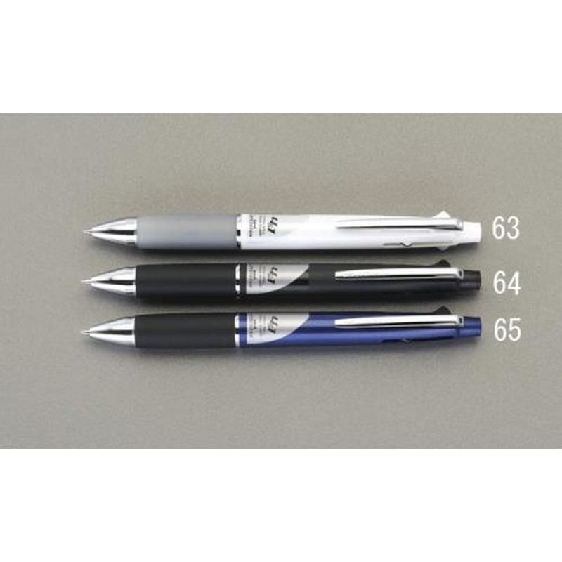 エスコ EA765MG-65 0.5/0.7mmシャープ・ボールペン(黒・赤・青・緑/藍) 1個(ご注文単位1個)【直送品】