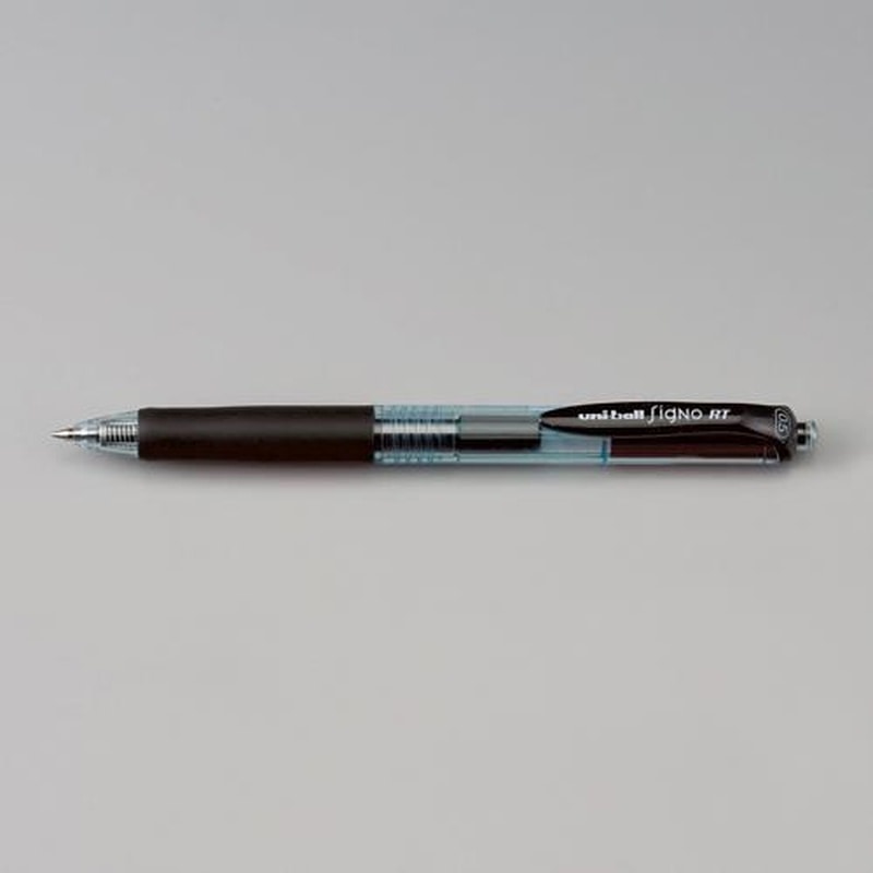 エスコ EA765MG-281 0.5mmボールペン(黒・ゲルインク・ノック式) 1個（ご注文単位1個）【直送品】