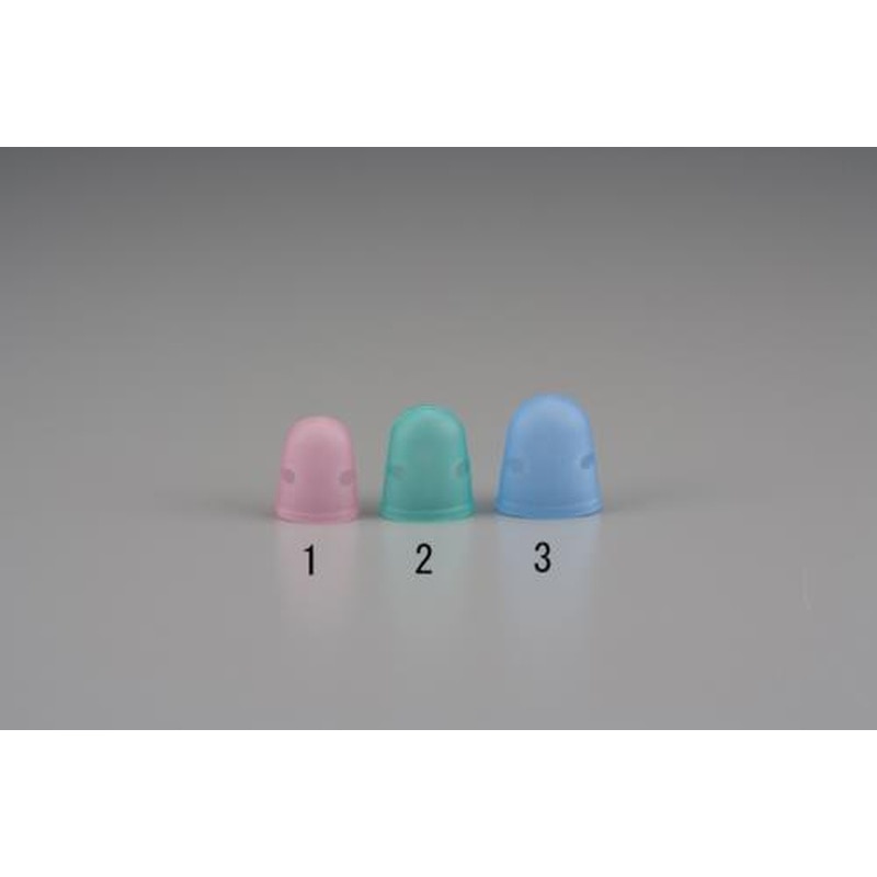 エスコ EA765MX-2[M]指サック(超柔軟型/3個) 1個（ご注文単位1個）【直送品】