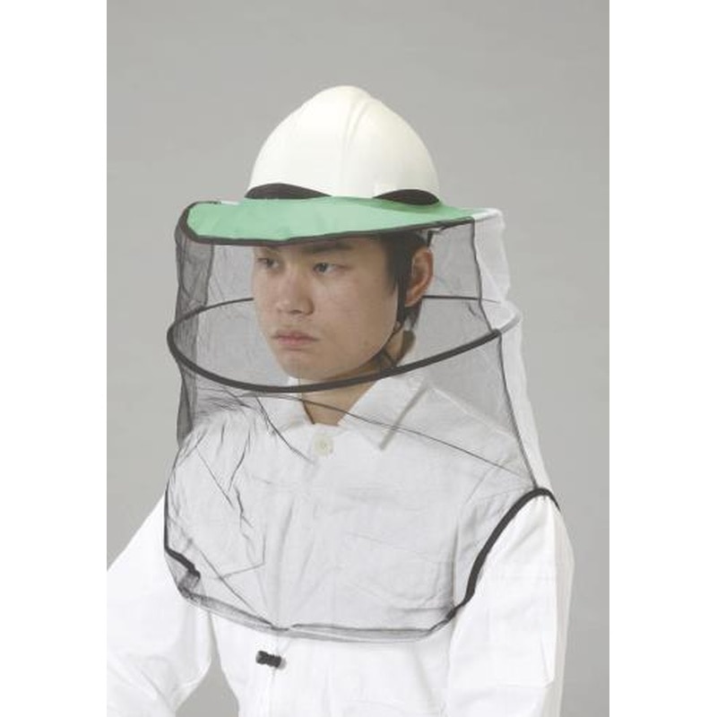 エスコ EA768H-2 440x340x340mm防蜂ネット(ヘルメット取付型) 1個（ご注文単位1個）【直送品】