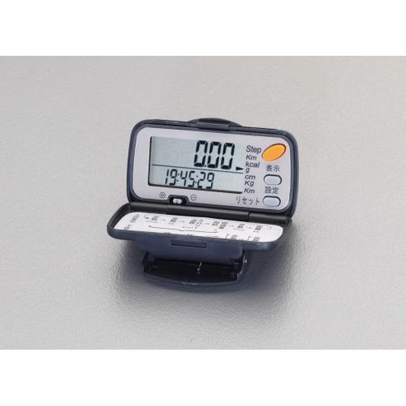 エスコ EA791A-32 64x37x28mm歩数計 1個（ご注文単位1個）【直送品】