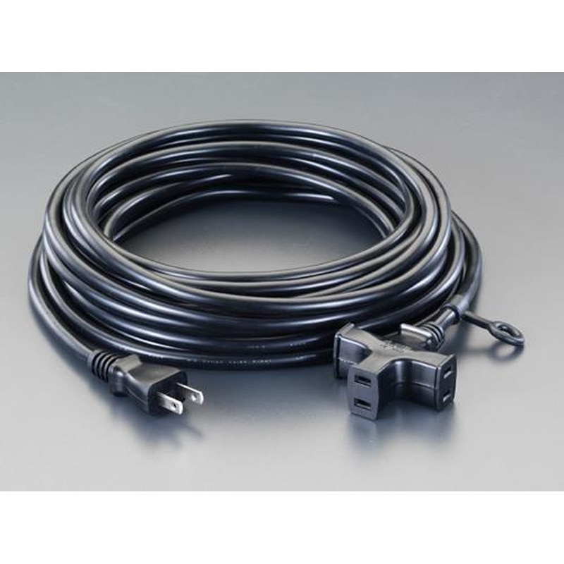 エスコ EA815GJ-10 AC125V/15A/10m延長コード 1個（ご注文単位1個）【直送品】