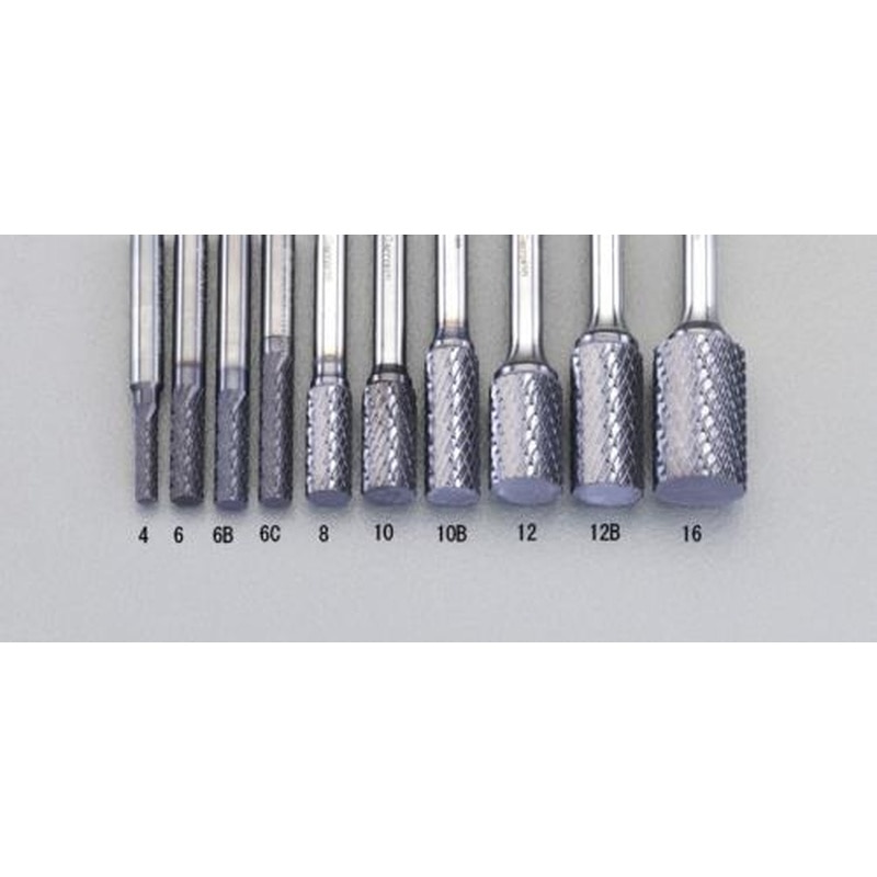 エスコ EA819VA-6 6x19mm/6mm軸［Coated]超硬バー 1個（ご注文単位1個）【直送品】