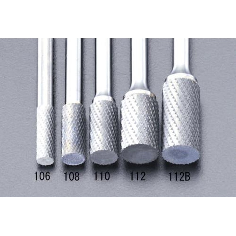 エスコ EA819VA-108 8x19mm/6mm軸［Coated]超硬バー 1個（ご注文単位1個）【直送品】