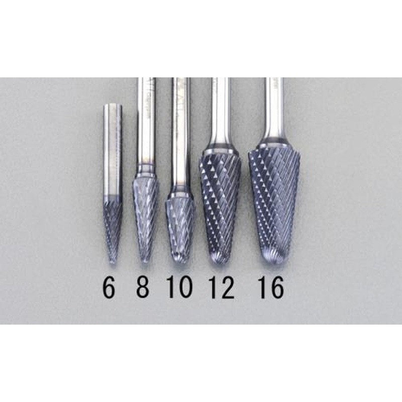 エスコ EA819VC-6 6x16mm/6mm軸［Coated]超硬バー 1個（ご注文単位1個）【直送品】