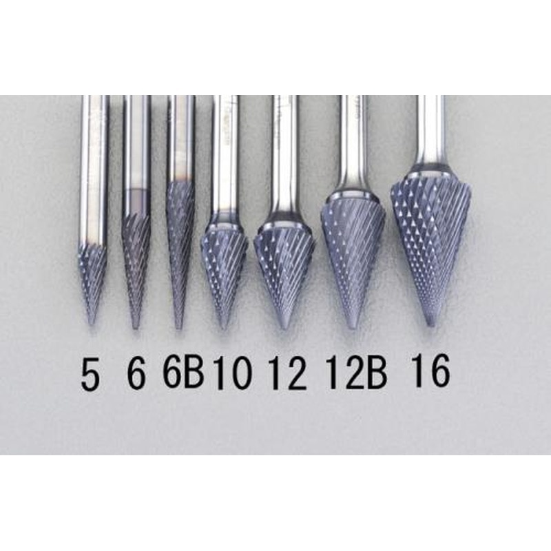 エスコ EA819VD-12 12x19mm/6mm軸［Coated]超硬バー 1個（ご注文単位1個）【直送品】