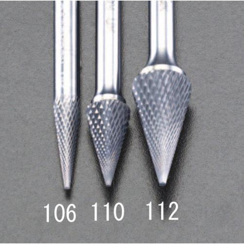 エスコ EA819VD-112 12x22mm/6mm軸［Coated]超硬バー 1個（ご注文単位1個）【直送品】