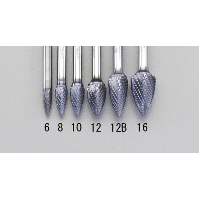 エスコ EA819VF-6 6x16mm/6mm軸［Coated]超硬バー 1個（ご注文単位1個）【直送品】