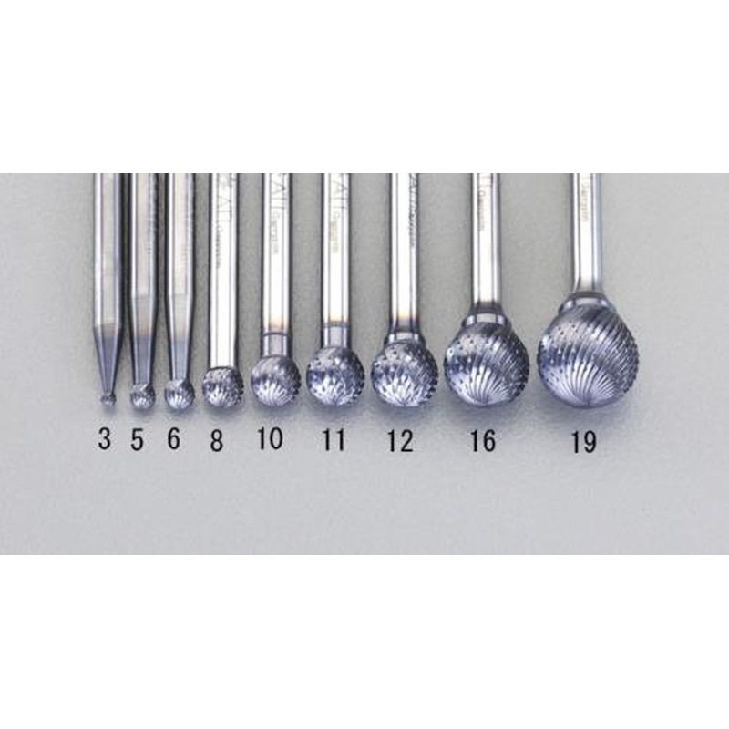 エスコ EA819VH-5 5x4.7mm/6mm軸［Coated]超硬バー 1個（ご注文単位1個）【直送品】