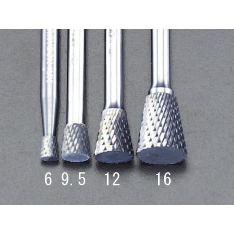 エスコ EA819VP-9.5 9.5x9.5mm/6mm［Coated]超硬バー 1個（ご注文単位1個）【直送品】