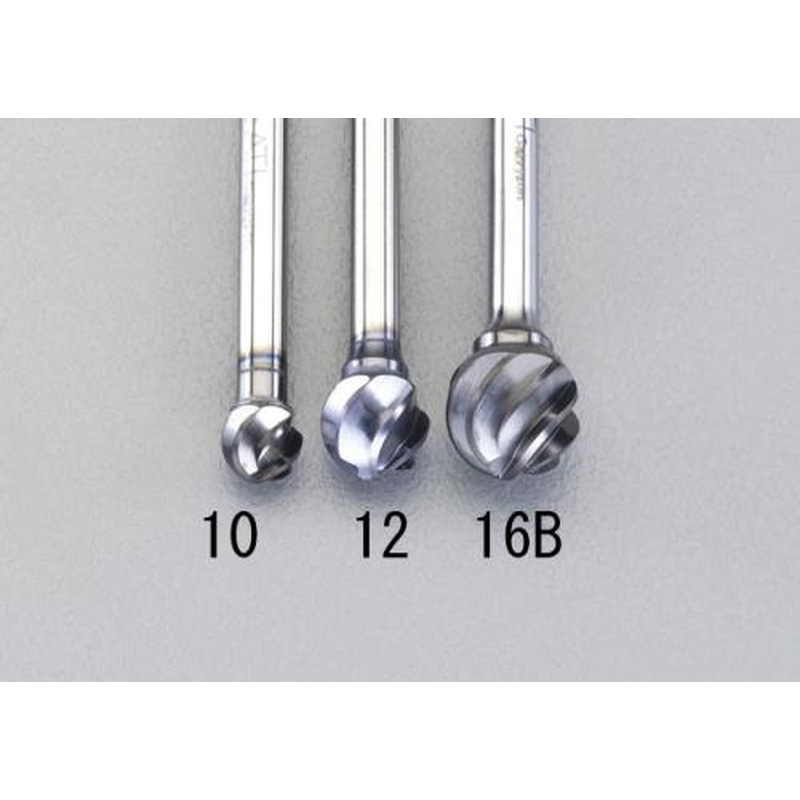 エスコ EA819VT-12 12x10.8mm/6mm軸［Coated]超硬バー(アルミ用) 1個（ご注文単位1個）【直送品】