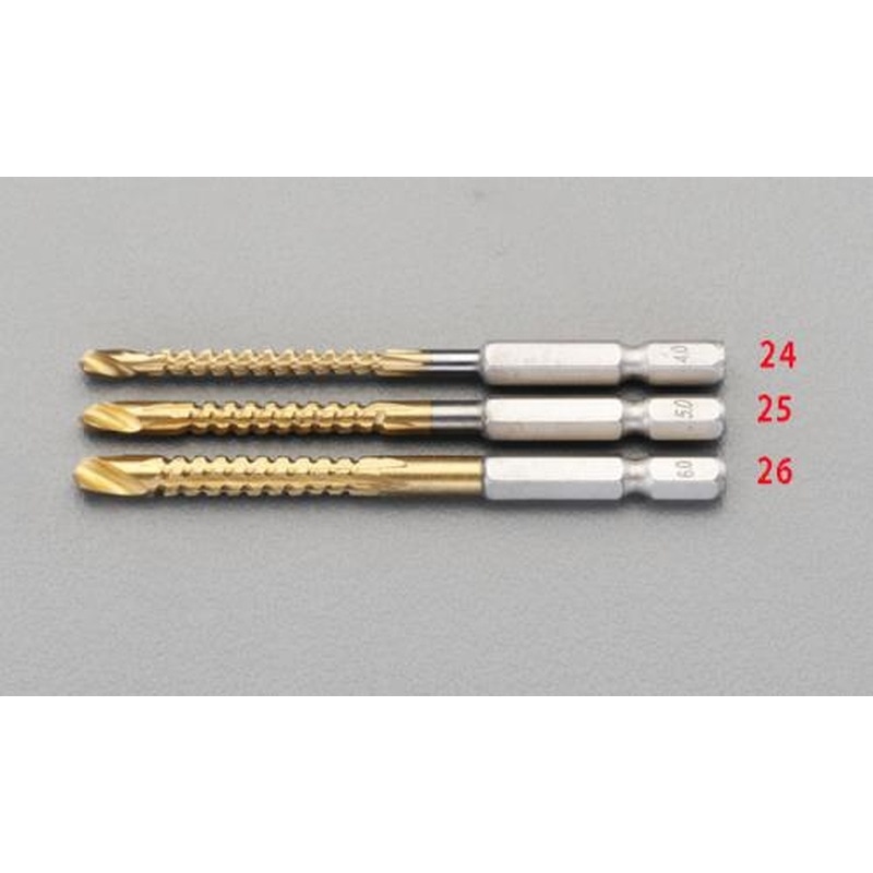 エスコ EA824JB-25 5.0x95mmジグソードリル(HSS/チタンコート) 1個（ご注文単位1個）【直送品】