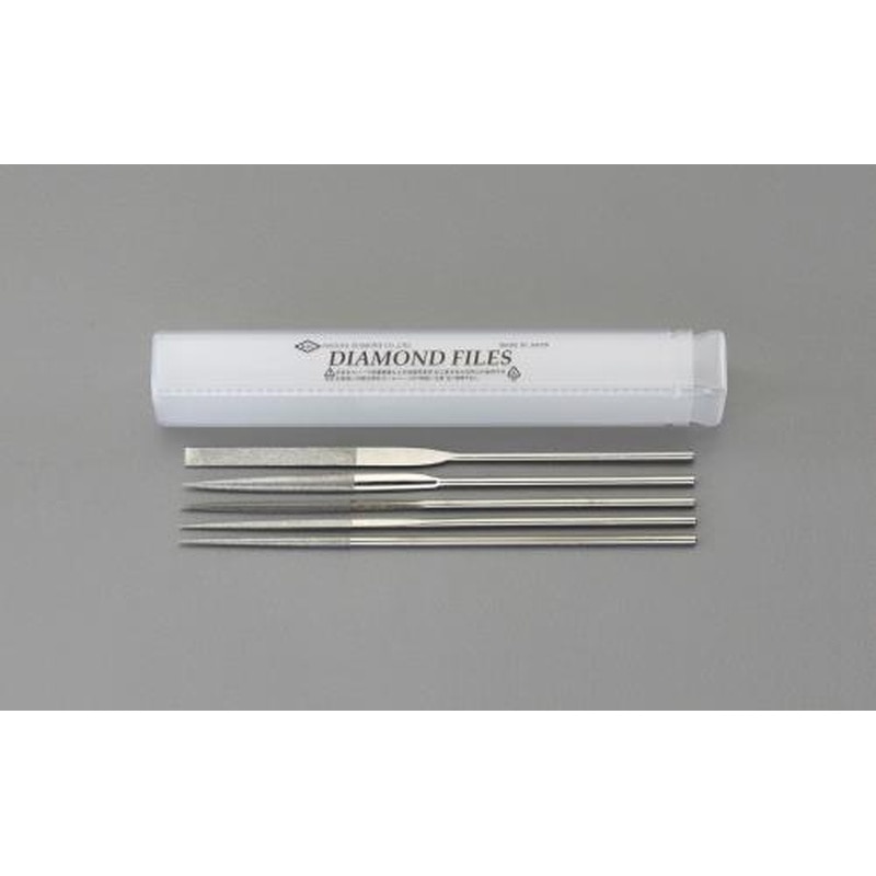 エスコ EA826NA-8 180mm/#150ダイヤモンドヤスリ(精密・5種・5本組) 1個（ご注文単位1個）【直送品】