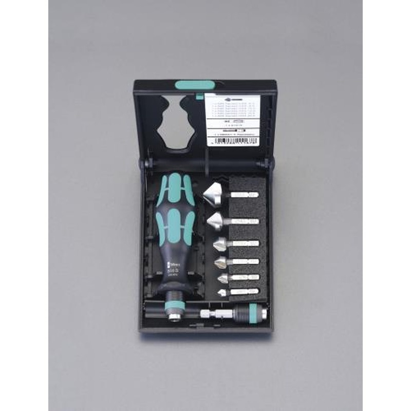 エスコ EA827WA 6.3-20.5mm/1/4Hex6本組カウンターシンク 1個(ご注文単位1個)【直送品】