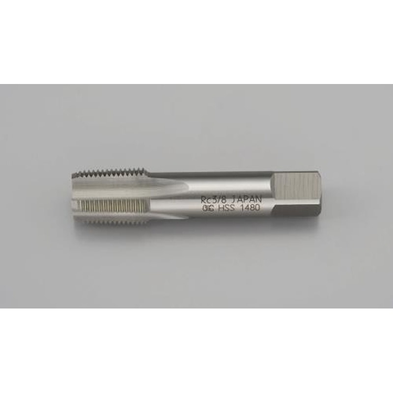 エスコ EA829TB-1 1/8”x28パイプタップ(Rc・ISO形状・HSS) 1個（ご注文単位1個）【直送品】