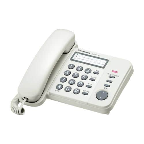 エスコ EA864BD-10 電話機(ホワイト) 1台 （ご注文単位1台）【直送品】