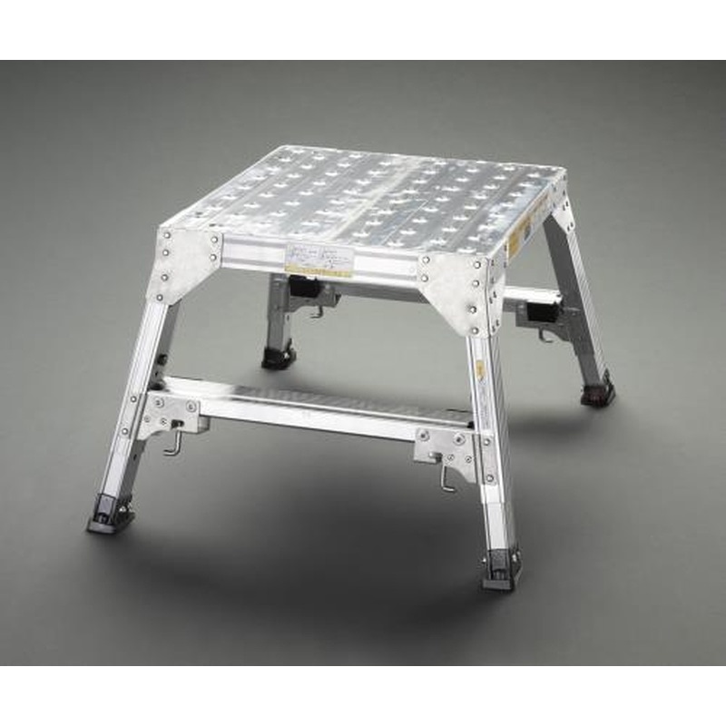 エスコ EA901XD-2 510x500mm/0.5m作業台(伸縮調整脚/アルミ製) 1個（ご注文単位1個）【直送品】
