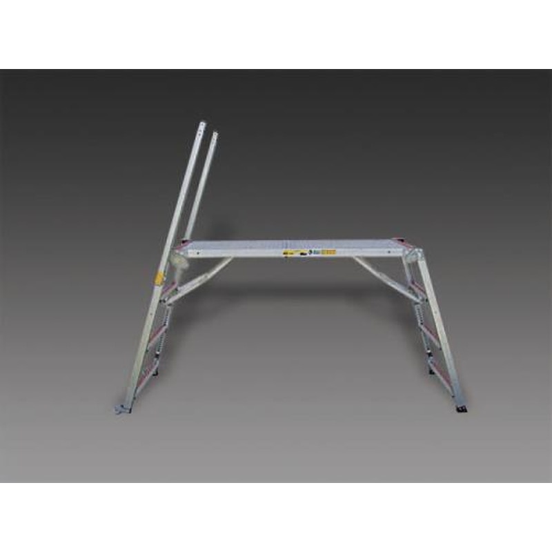 エスコ EA905DF-13 112-148cm足場台(取手4本・調整脚・キャスター付) 1個(ご注文単位1個)【直送品】