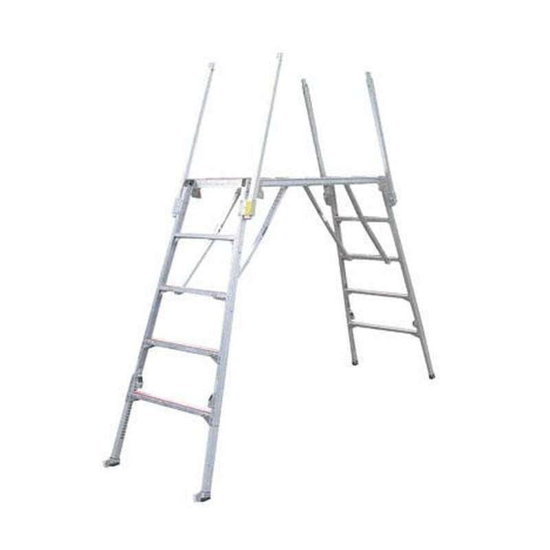 エスコ EA905DF-14 146-182cm足場台(取手4本・調整脚・キャスター付) 1個(ご注文単位1個)【直送品】